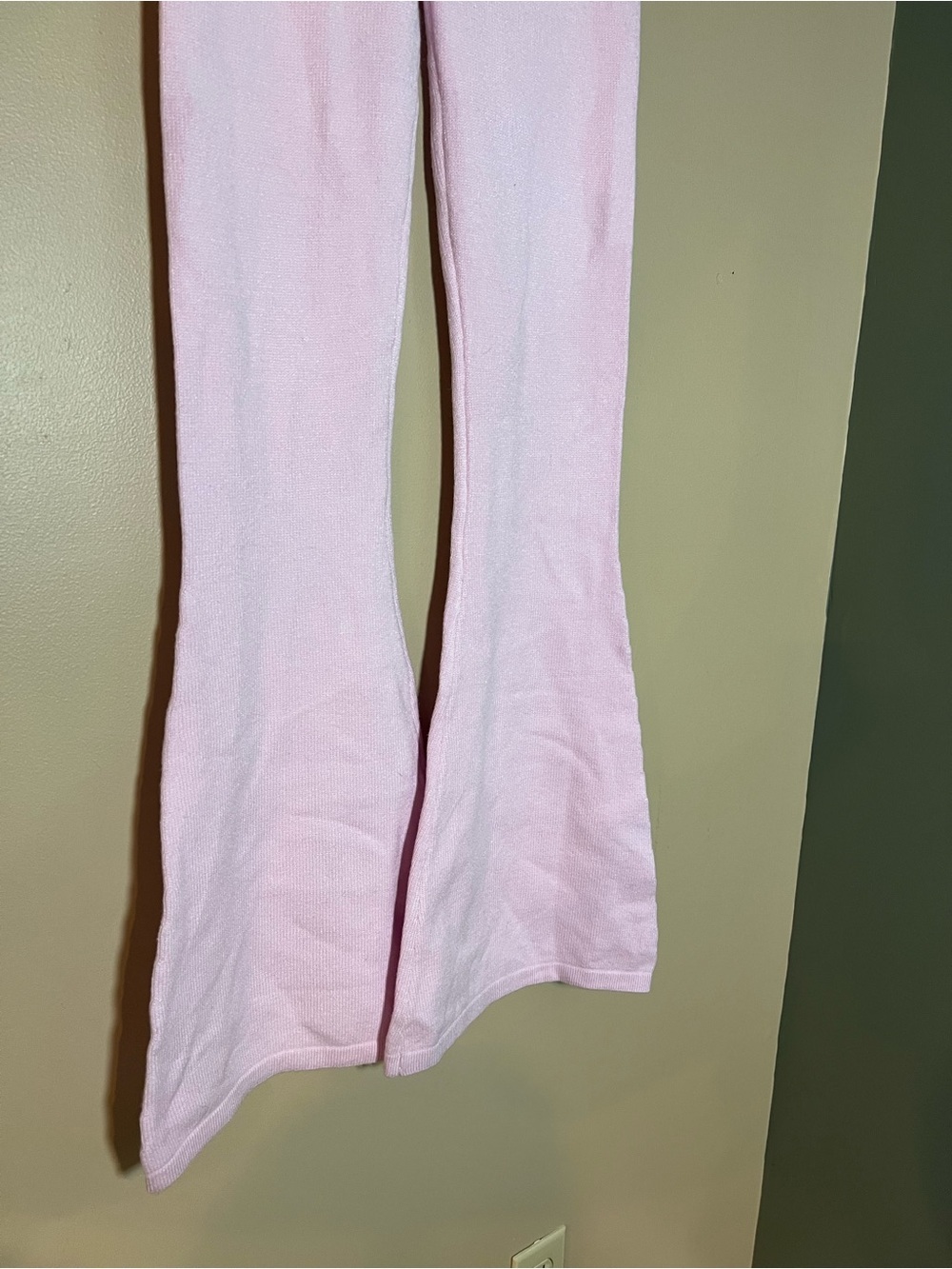 Altard State As Revival Pink Knit Pullover Flared Pants - Picture 3 of 6